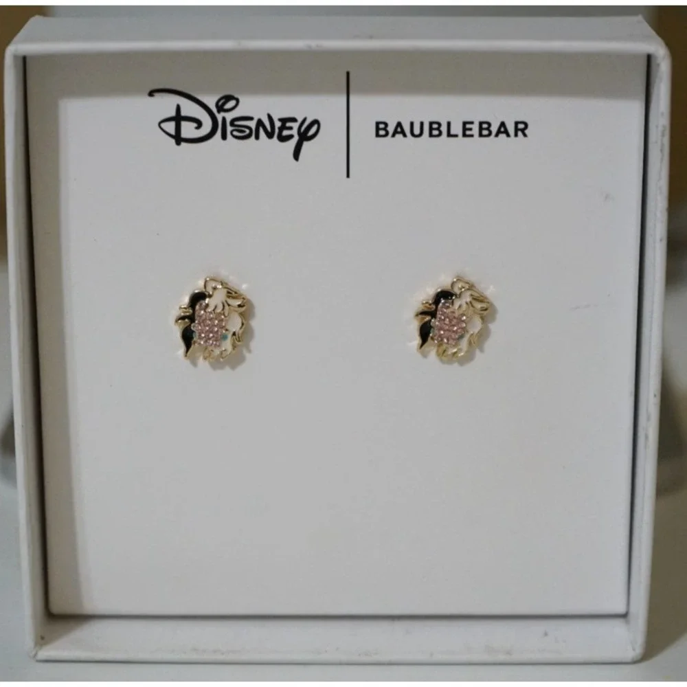 Disney X Baublebar Villain‎ Cruella De Vil Mini Pave Stud Earrings